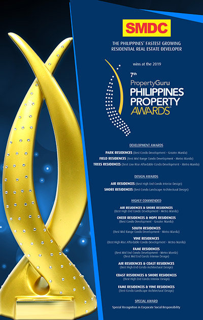 SMDC Philippines Propery Awards