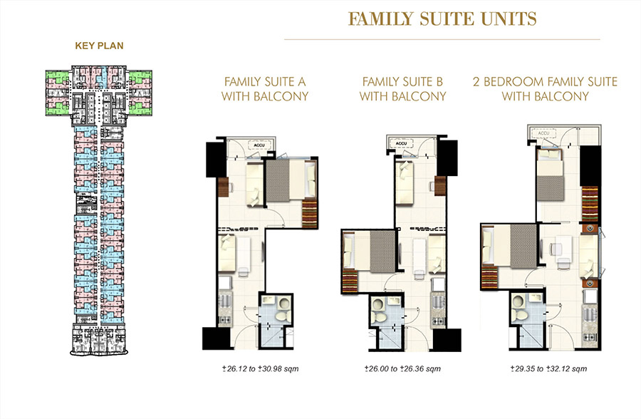 Coast Residences Family Suite Units