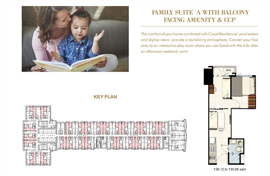 Coast Residences Family Suite A Units With Balcony