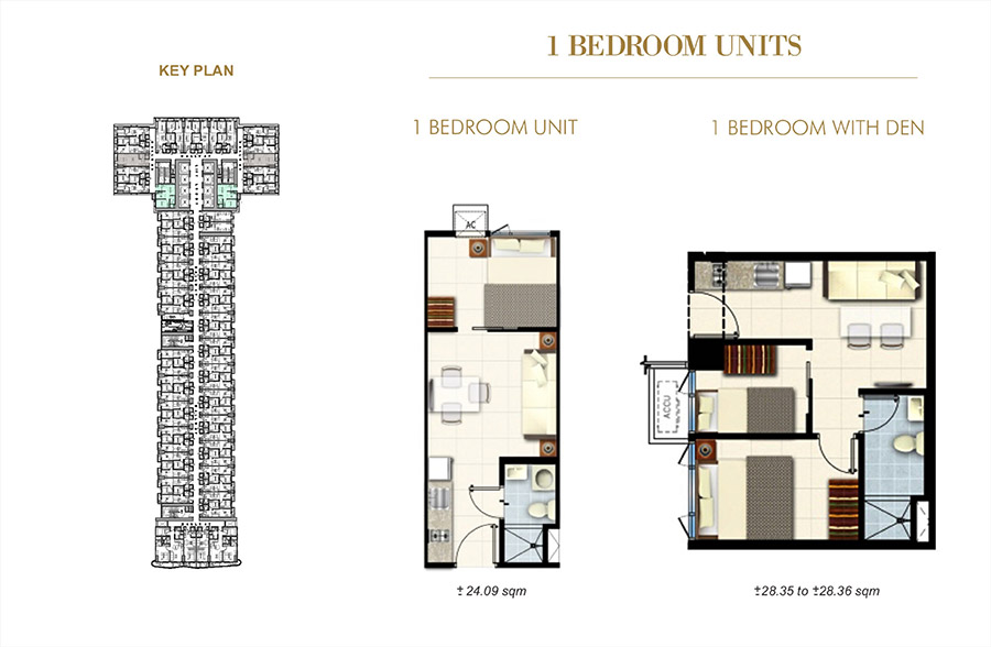 Coast Residences 1 Bedroom Units